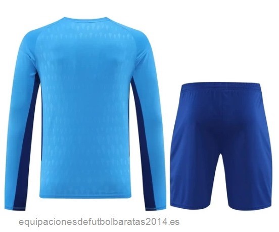 Nuevo Tailandia Manga Larga Portero Conjunto De Hombre Bayern Munich 23/24 Azul Baratas